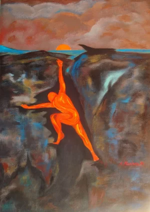 1998-acrilico-su-tavola-dim-50x70-il-tentativo