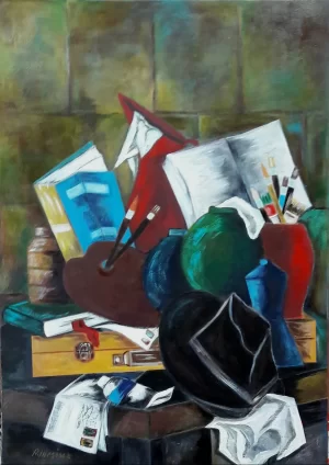 2022-acrilico-su-tela-50x70-composizione-in-un-interno