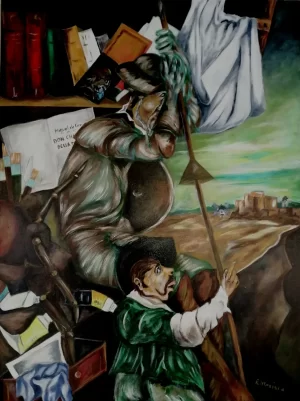 2024-acrilico-su-tela-60x80-don-chisciotte-a-consuegra